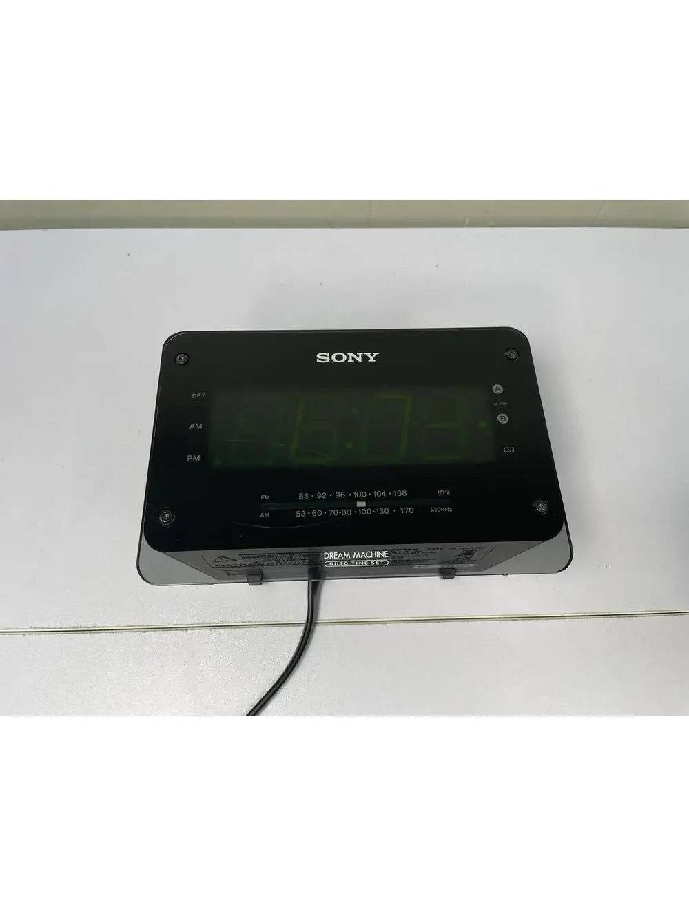 Sony ICF-C414 Dream Machine FM AM Alarm Clock Radio Tested Working Black